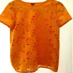 Tangerine blouse